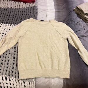 J Crew Light Sweater Cream Knit